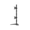 Equip Monitor Asztali állvány - 650128 (17"-32", 2 monitor, dönthető, forgatható, állítható magasság, Max.:2x9kg,fekete)