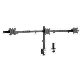   Equip Monitor Asztali konzol - 650158 (13"-27", 3 monitor, dönthető, forgatható, állítható magasság Max.: 3x7kg, fekete)