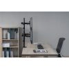 Equip Monitor Asztali konzol - 650159 (13"-27", 4 monitor, dönthető, forgatható, állítható magasság, Max.:4x9kg, fekete)