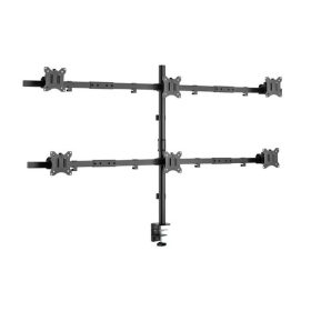   Equip Monitor Asztali konzol - 650160 (13"-27", 6 monitor, dönthető, forgatható, állítható magasság Max.: 3x7kg, fekete)
