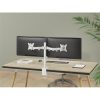 Equip Monitor Asztali konzol - 650167 (17"-32", 2 monitor, dönthető, forgatható, állítható magasság, Max.:2x9kg, fehér)