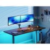 Equip Monitor Asztali konzol - 650183 (17"-35", 2 monitor, dönthető, forgatható, Max.: 2x20kg, fehér)