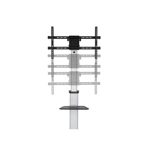 Equip TV állvány - 650630 (37"-86" álló, gurulós, forgatható 90°, dönthető, Max.:50kg, fekete)