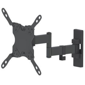   Manhattan TV állvány -  Fali csuklós dupla Fekete (max.VESA:200x200)(13"-43"-ig) 20 kg