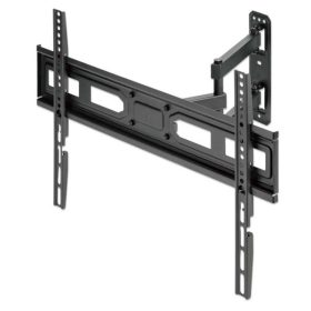   Manhattan TV állvány - Fali, dönthető, forgatható, TV állvány Fekete (max.VESA:600x400)(37"-70"-ig) 35 kg