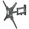 Manhattan TV állvány - Fali, dönthető, forgatható, TV állvány Fekete (max.VESA:400x400)(23"-55"-ig)