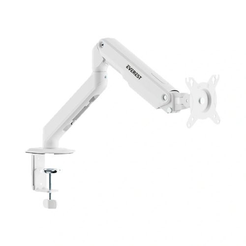 Everest Monitor állvány - MS-113 (17"-32"-ig,  Fehér, VESA: 75x75, 100x100)