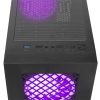 Everest Számítógépház -  PLAID V1 (fekete; üveg; ATX; alsó táp; 4x120mm RGB, 1xUSB3.0 + 2xUSB2.0)