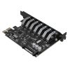 Orico PCI-E bővítőkártya - PVU3-7U /117/ (PCI-E x1, Kimenet: 7xUSB-A 3.0)