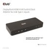 Club 3D KVM Switch - CSV-1585 (2xUSB-C to HDMI, DP, USB-C 100W PD3.0, 2xUSB-C, 3xUSB-A, 3,5 Jack, RJ45, 4k60Hz)