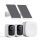 Safemo IP wifi csempekamera szett - SK012 (4K Ultra HD, IP65, mikrofon, hangszóró, 32GB, 6400mAh, SolarP 5W, 24/7)