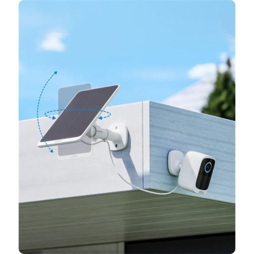Safemo IP wifi csempekamera szett - SK012 (4K Ultra HD, IP65, mikrofon, hangszóró, 32GB, 6400mAh, SolarP 5W, 24/7)