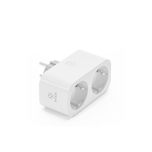 Woox Smart Home Dupla Dugalj - R6153 (IP20, 3680W, 16A, fogyasztásmérés)