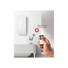   Woox Smart Zigbee Távirányító - R7054 (1xCR2032, Zigbee 3.0, riasztás gyors hatástalanítása, vészkapcsoló)