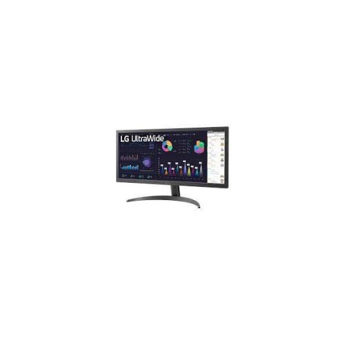 LG Monitor 26" - 26WQ500-B (IPS; 21:9; 2560x1080; 5ms; 250cd; HDMIx2, HDR10; FreeSync)