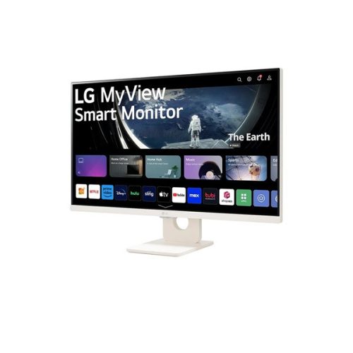 LG Monitor 27" Smart - 27SR50F-W (IPS; 16:9; 1920x1080; 14ms; 250cd; HDMI, USB, Bluetooth, Hangsz., HDR, webOS, Airplay)
