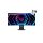 LG Monitor 39" - 39GS95QE-B (OLED; Ívelt, 21:9; 3440x1440; 0.03ms; 250cd; 240Hz, HDMIx2, DP; USB; HDR40; FreeSync)
