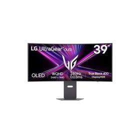   LG Monitor 39" - 39GX900A-B (OLED; Ívelt, 21:9; 3440x1440; <1ms; 275cd; 240Hz, HDMIx2, DP; USB; HDR; Mag.áll.)
