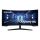 SAMSUNG Monitor 34" - C34G55TWWP (VA, 3440x1440, 21:9, WQHD, 165HZ, 250cd/m2, 1ms, Ívelt)