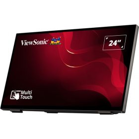   ViewSonic Portable Monitor 24" - TD2465 (VA, 1920x1080, 10 point Touch, 7ms, 250cd/m2, VGA, DP, HDMI, USB, SPK)