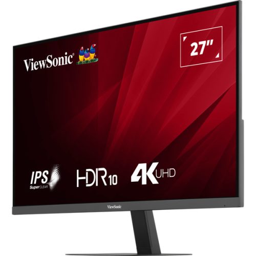 ViewSonic Monitor 27" - VA2708-4K-HD (IPS, UHD, 4ms, 250cd/m2, HDMI, DP, VESA)