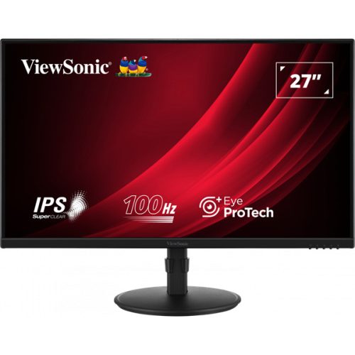 ViewSonic Monitor 27" - VG2708A (IPS, 100Hz 16:9, FHD, 5ms, 250cd/m2, D-sub, HDMI, DP, VESA, SPK, mag.áll, pivot)