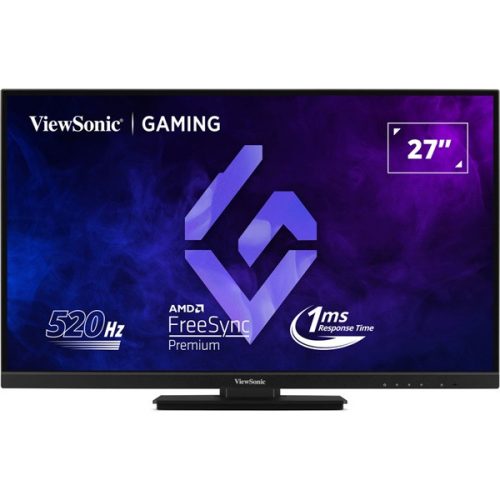 ViewSonic Monitor 27" - XG2737 (IPS, 520Hz 16:9, FHD, 1ms, 400cd/m2, HDMI2,1, DP, VESA, SPK, mag.áll, pivot)