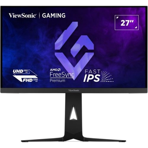 ViewSonic Monitor 27" - XG275D1-4K (IPS, 320/160Hz4K 16:9, 4K, 0,5ms, 300cd/m2, HDMI2,1, DP, VESA, SPK, mag.áll, pivot)