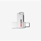 Hikvision HIKSEMI Pendrive - SYNC, 64GB, USB3.2 - Type-C, Ezüst