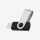 Hikvision HIKSEMI Pendrive - 32GB USB3.0, ROTARY M200S, Ezüst-Fekete