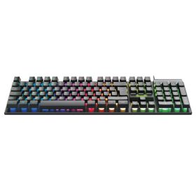  Everest Gamer Billentyűzet - KB-188 Borealis Rainbow (Numpad, USB, fekete, magyar, RGB LED)