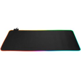 Rampage Egérpad - MP-22 (300*800*3mm; fekete, RGB LED)