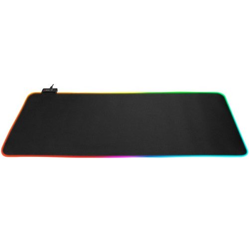 Rampage Egérpad - MP-22 (300*800*3mm; fekete, RGB LED)