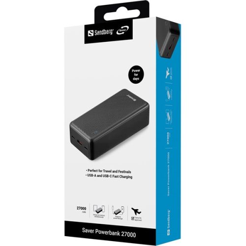 Sandberg Akkubank - Saver Powerbank 27000