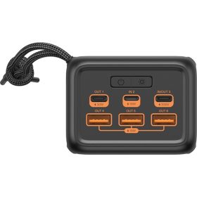   Sandberg Akkubank - Powerbank USB-C PD 130W 50000 (kültéri; LED Lámpa; fekete)