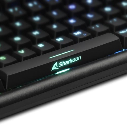 Sharkoon Billentyűzet Mechanikus - Skiller SGK30 Red (Red Switch , RGB LED, USB, full anti-ghost, fekete, angol)