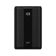Silicon Power Akkubank - 30000mAh QX55 PowerBank Fekete (USB1- USB2: DC 5V/2.4A, USB3:Type-C :DC 12V/1.5A, Lightning)