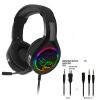 Spirit of Gamer Fejhallgató - PRO-H8 RGB Dark (MultiPlatform, mikrofon, 3.5mm jack, hangerőszabályzó, 2m kábel, fekete)