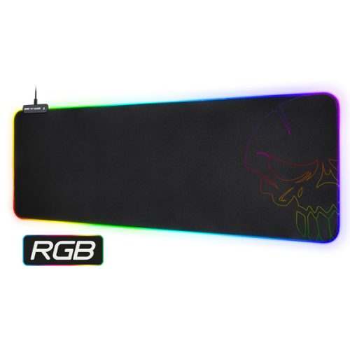 Spirit of Gamer Egérpad - RGB Large (RGB háttérvilágítás, 800 x 300 x 4mm; fekete)