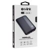 S-Link Powerbank - IP-G10N 10000mAh (2xUSB, Micro usb, Type-C, LED, fekete)