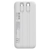 S-Link Powerbank - IP-G16L 10000mAh (3x Type-C, Lightning, 20W PD, led, fehér)