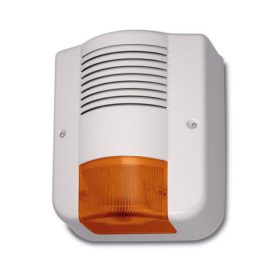   AVS CITY LED PLUS - Kültéri, Vezetékes hang-fényjelző, törtfehér