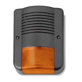   AVS CITY LED PLUS Carbon - Kültéri, Vezetékes hang-fényjelző, törtfehér