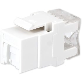 Keystone betét Csatlakozó, UTP, Cat.6, fehér