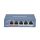 Hikvision DS-3E0105P-E/M(B) PoE switch, 4 port
