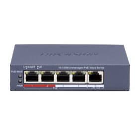 Hikvision DS-3E0105P-E/M(C) PoE switch, 5 port