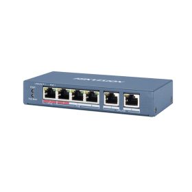 Hikvision DS-3E0106HP-E PoE switch, 4 port
