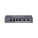 Hikvision DS-3E0106P-E/M PoE switch, 6 port