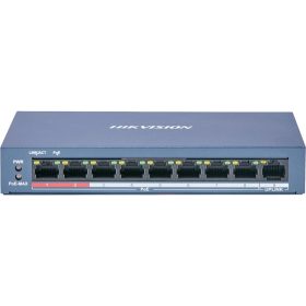 Hikvision DS-3E0109P-E/M(B) PoE switch, 8 port