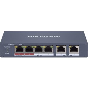 Hikvision DS-3E1106HP-EI PoE switch, 6 port